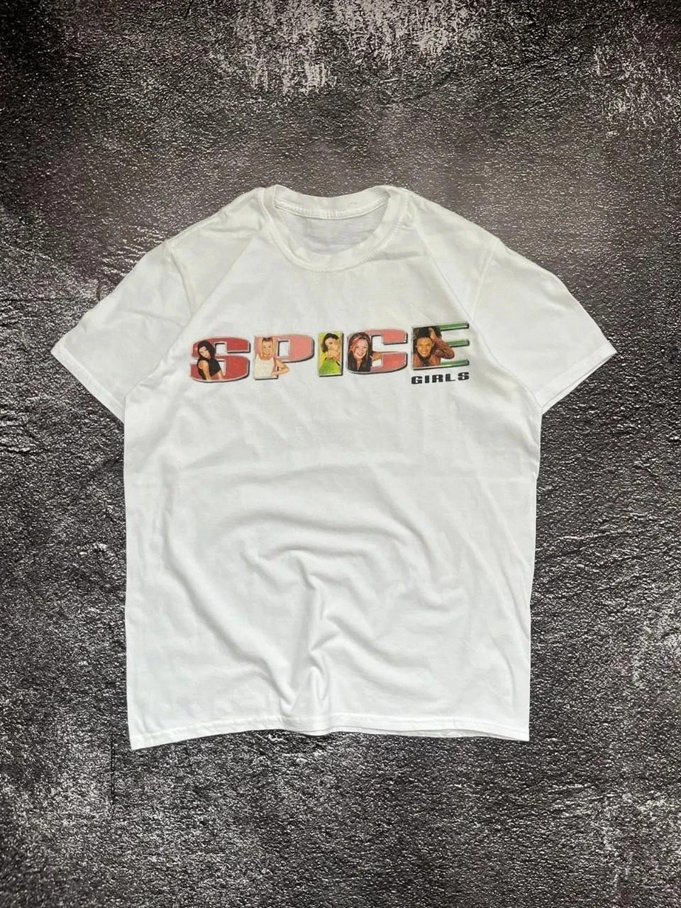 Spice Girls Vintage Tee 90s Girl Group Graphic T-Shirt Retro Pop Band Shirt XXXXL