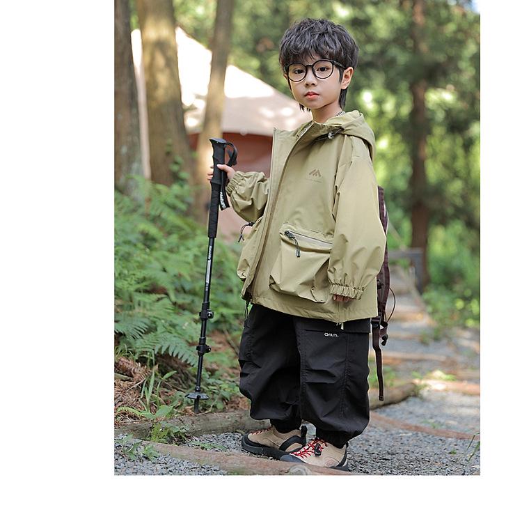 2025 Frühling/Herbst Kinder Wasserdichte Windjacke für Jungen - Outdoor Bergsteigerstil