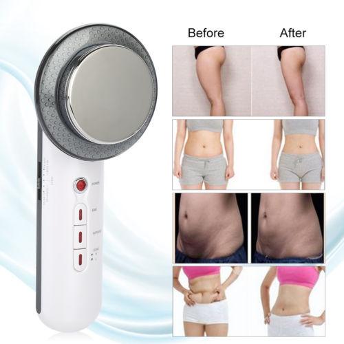 3-In-1 Multifunctional Handheld Ultrasonic Massager Infrared Slimming Beauty Apparatus Face Skin Care