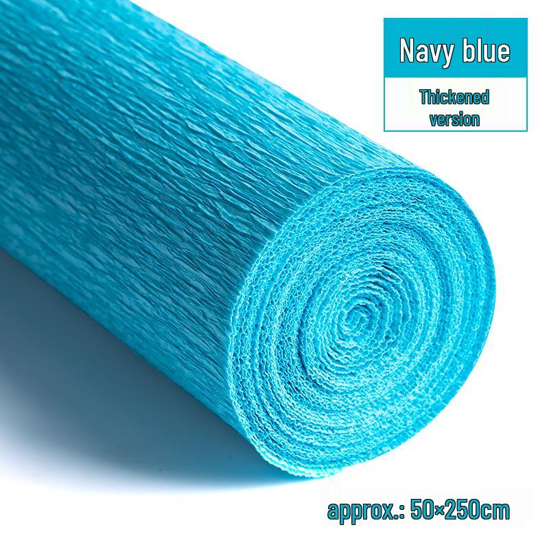 Packung dickes grünes Krepppapier für handgefertigte 3D-Blumen, ideal für Bastelarbeiten in Grundschule und Kindergarten