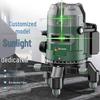 Nível a Laser Verde de Alto Brilho à Prova de Sol Yuguang, Autonivelante Automático com 2, 3 ou 5 Linhas para Uso Externo
