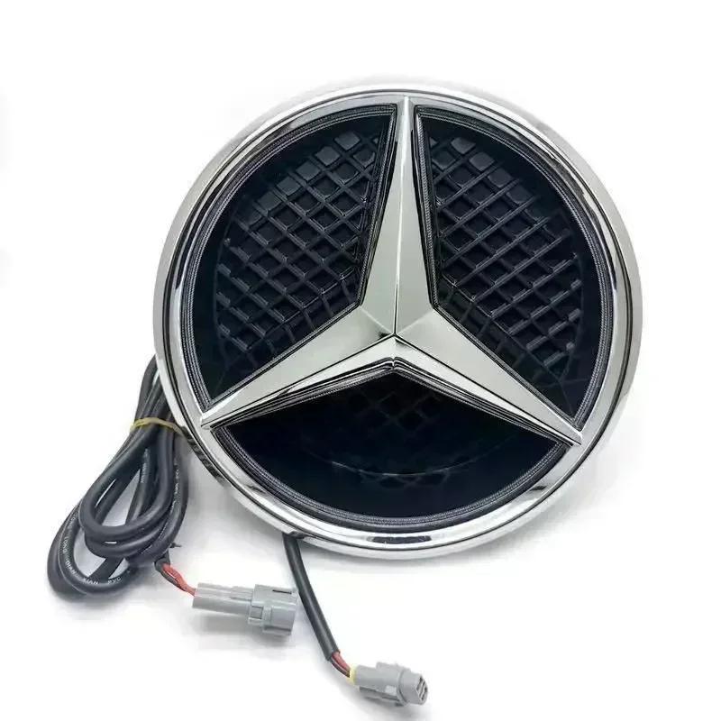 White Blue Red Light Car Front Grilled Star Emblem LED Illuminated Logo for Mercedes Benz W205 W212 W213 W204 W166 CLA W253 GLK