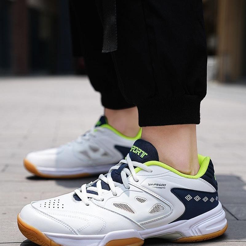 Training tennis shoes size 48 non-slip shoes large size 4746 sports shoes badminton shoes men's beef tendon sole table tennis shoes