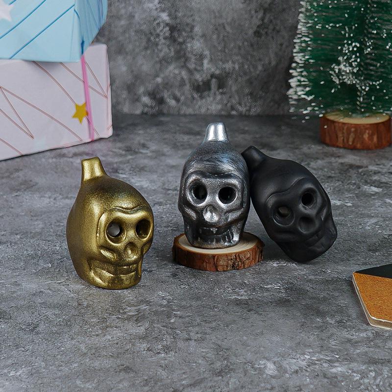 Aztec Whistle Ghost Ocarina: Haunted House Prop & Easter Party Instrument