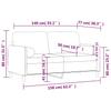 Vidaxl 2-Osobowa Sofa Z Poduszkami, Niebieska, 140 Cm, Aksamit
