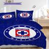 Cruz Azul Pattern Bedding Quilt Set Quilt Cover Pillowcase Home Decoration Birthday Gift (1 * duvet cover + 2 * pillowcase, without core)