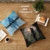 Lara Croft Tomb Raider Immagine Personalizzata Testo Cuscini Decorativi per la Casa Regali per la Casa 45x45cm
