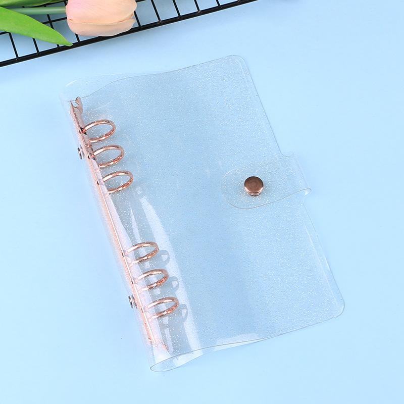 Diary A7 A6 A5 Transparent Loose Leaf Binder Notebook Inner Core Cover Note Book Journal Planner Office Stationery Supplies