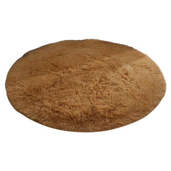 Bedroom Luxury Round Fluffy Area Rug Super Resistant Non-Slip Design Circle Rug