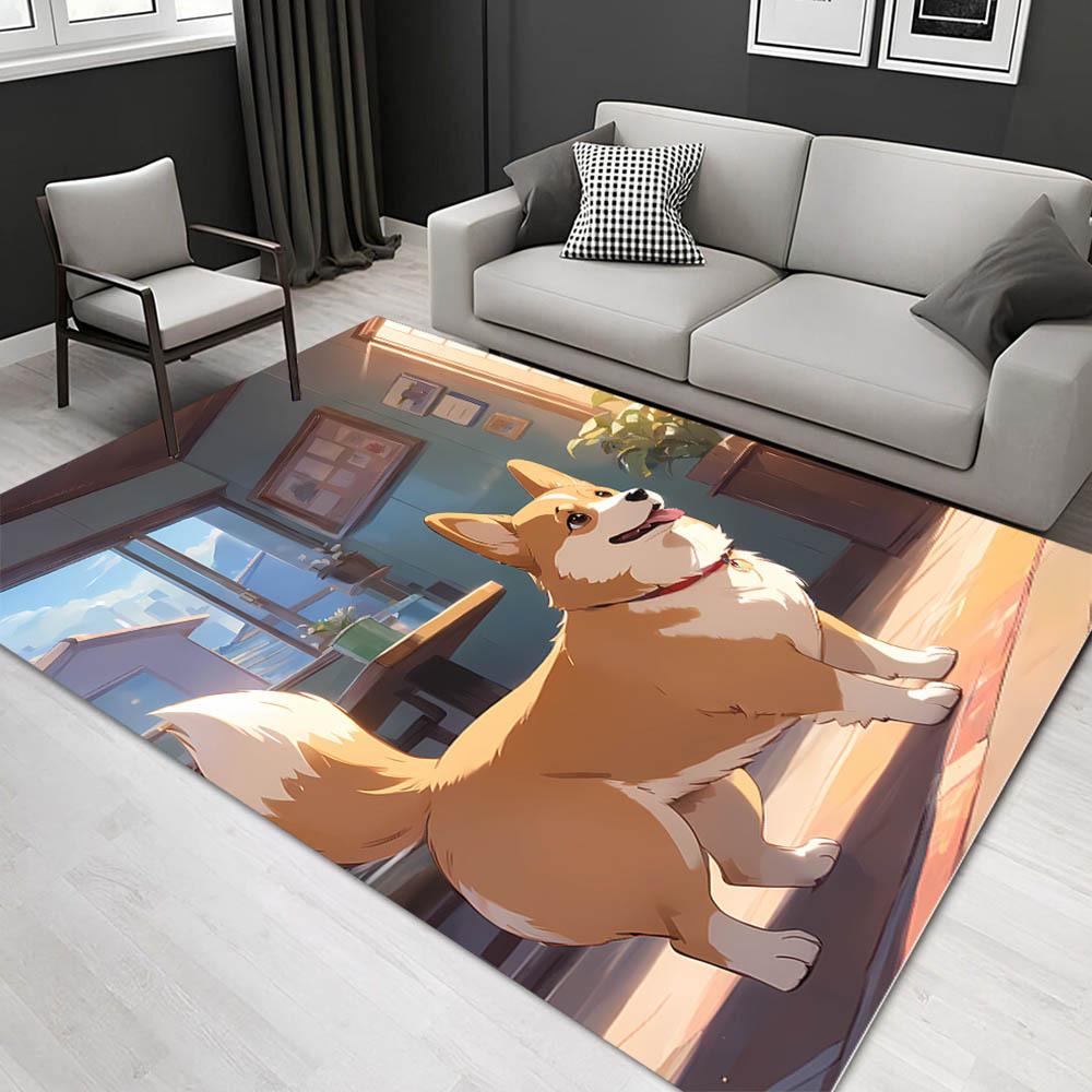 1pc 22653773710 Pattern Carpet, Area Rug For Living Room Bedroom Room Bed Chair Laundry Entryway Corridor Yard Non-slip Outdoor Camping Rug 60cm by 90cm