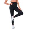 Damen-Leggings mit hoher Taille, reine Farbe, Stretch, Sport, Fitness, Laufen, Jogger, dünne lange Hose, Yoga-Hose