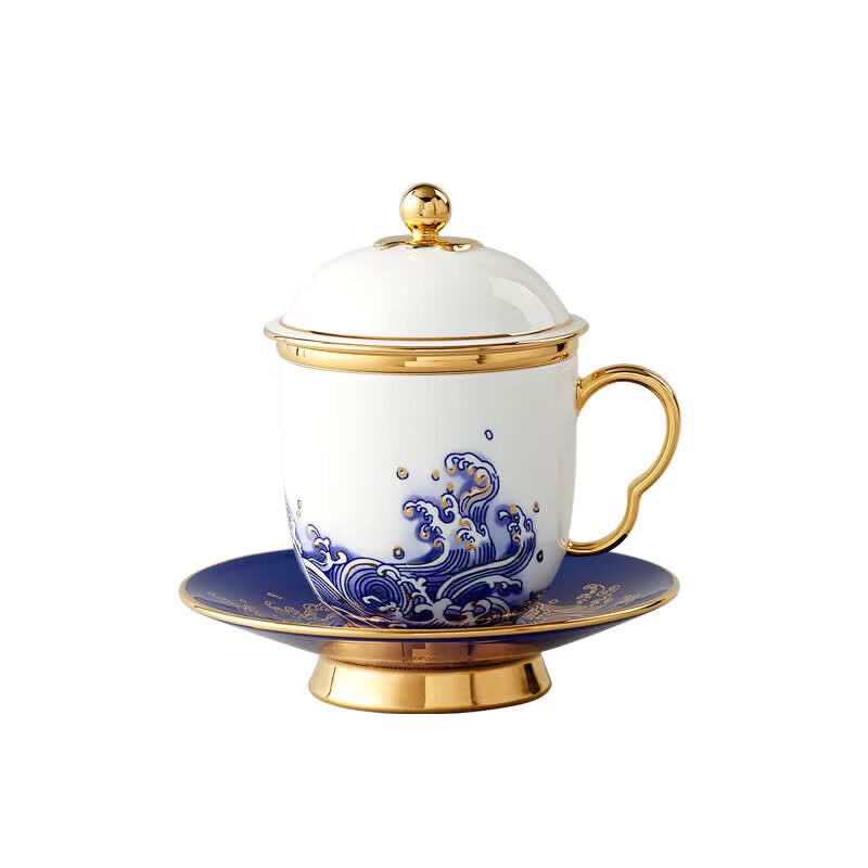 Auratic Sea Pearl Ceramic Tea Cup Set
