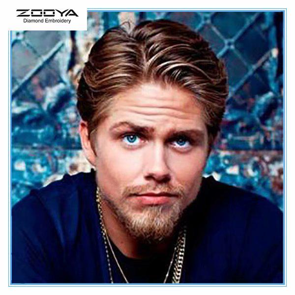 

ZOOYA DIY 5D Полный дрель Алмазная картина Человек Вышивка Крестом Мозаика Домашний Декор Подарок