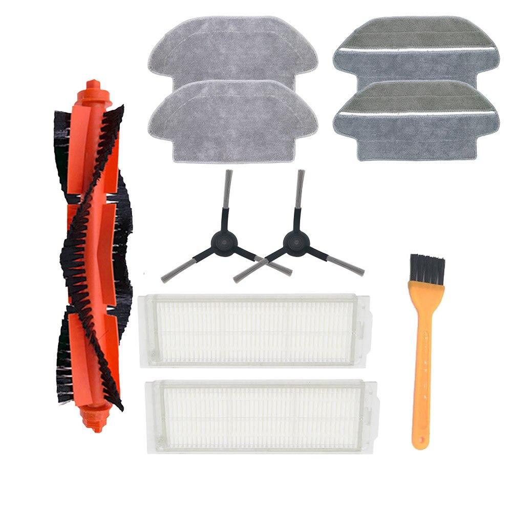 Main Brush HEPA Filter Side Brush Mop Cloth for Xiaomi Robot Vacuum Cleaner STYJ02YM Conga 3490 Viomi V2 PRO Filter V-RVCLM21B
