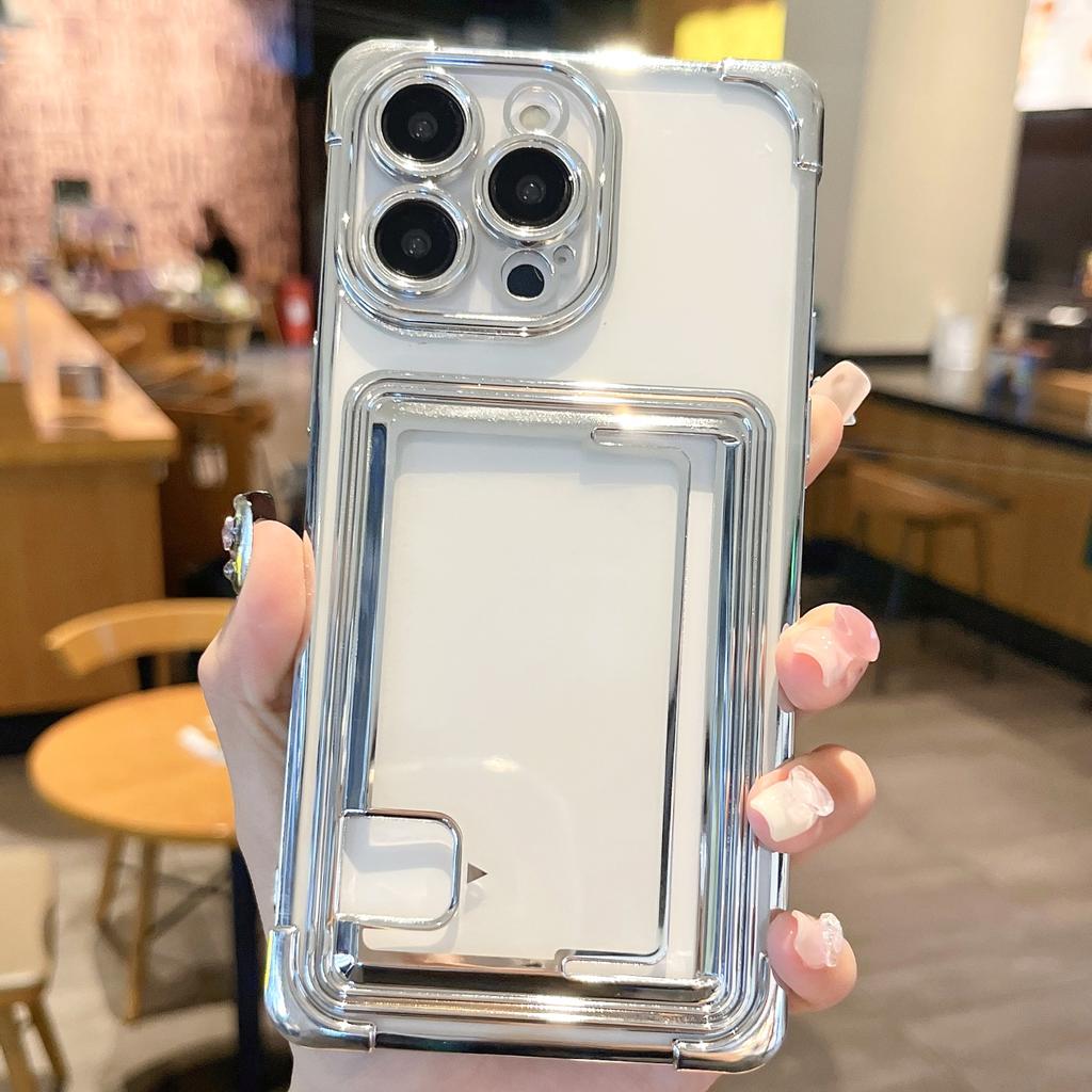 Apple 14PRO push card mobile phone case, new card mobile phone case iPhone15PRO card case mobile phone case 13 applicable