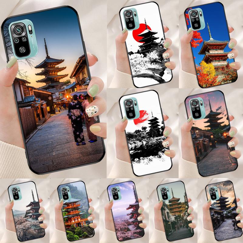 Japanese Temple Kyoto Cover For Xiaomi Redmi Note 13 Pro 14 12 11 9 10 9S 10S 11S 12S Redmi 14C 10C 12C 13C Case