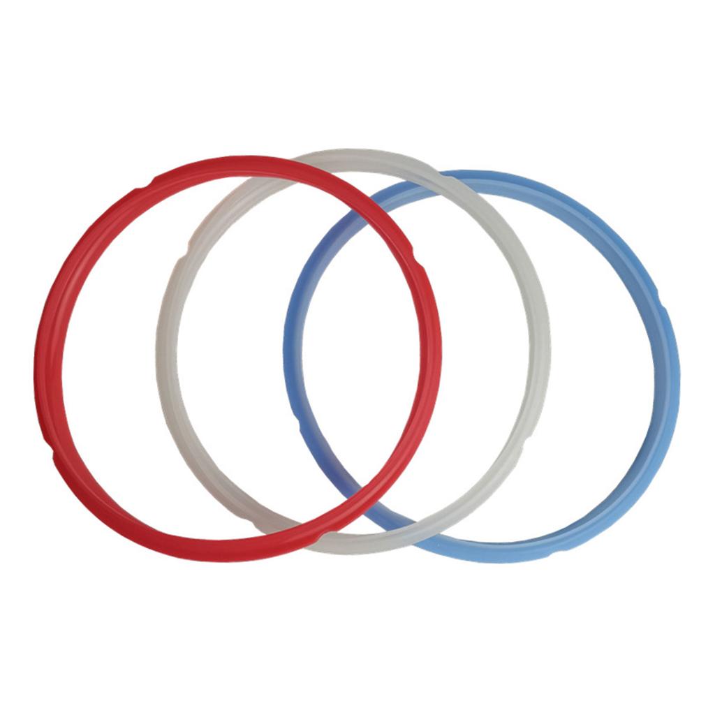 3Pcs Silicone Sealing Ring for 3qt 5qt 6qt 8qt Replacement Silicone Gasket Seal Rings for Pressure Cooker Accessories