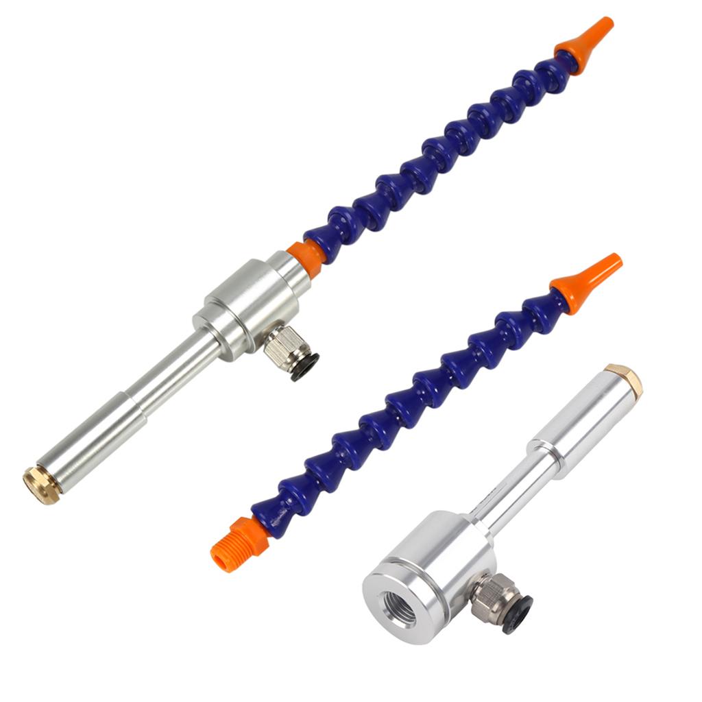 130mm Aluminum Alloy Mechanical Process Mini Vortex Cold Air Dry Cooling Gun   Flexible Tube