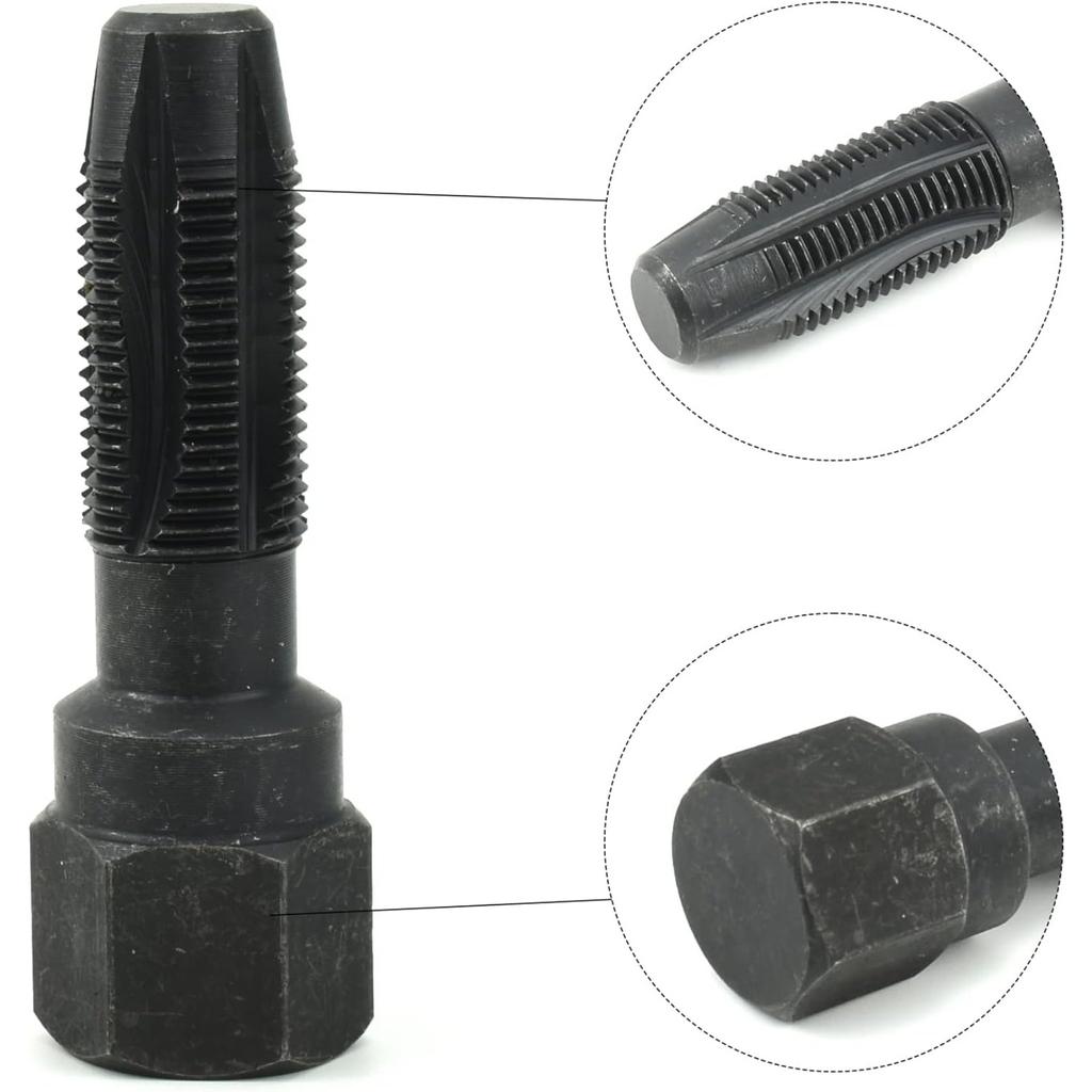 5-teiliges Zündkerzengewinde-Reparaturset, Zündkerzenhalter mit Gewinde und 4 Zündkerzeneinsätzen zur Reparatur von 14-mm-Zündkerzen