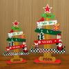 Christmas Tree Ornaments With Density Board Material For Holiday Home Decor