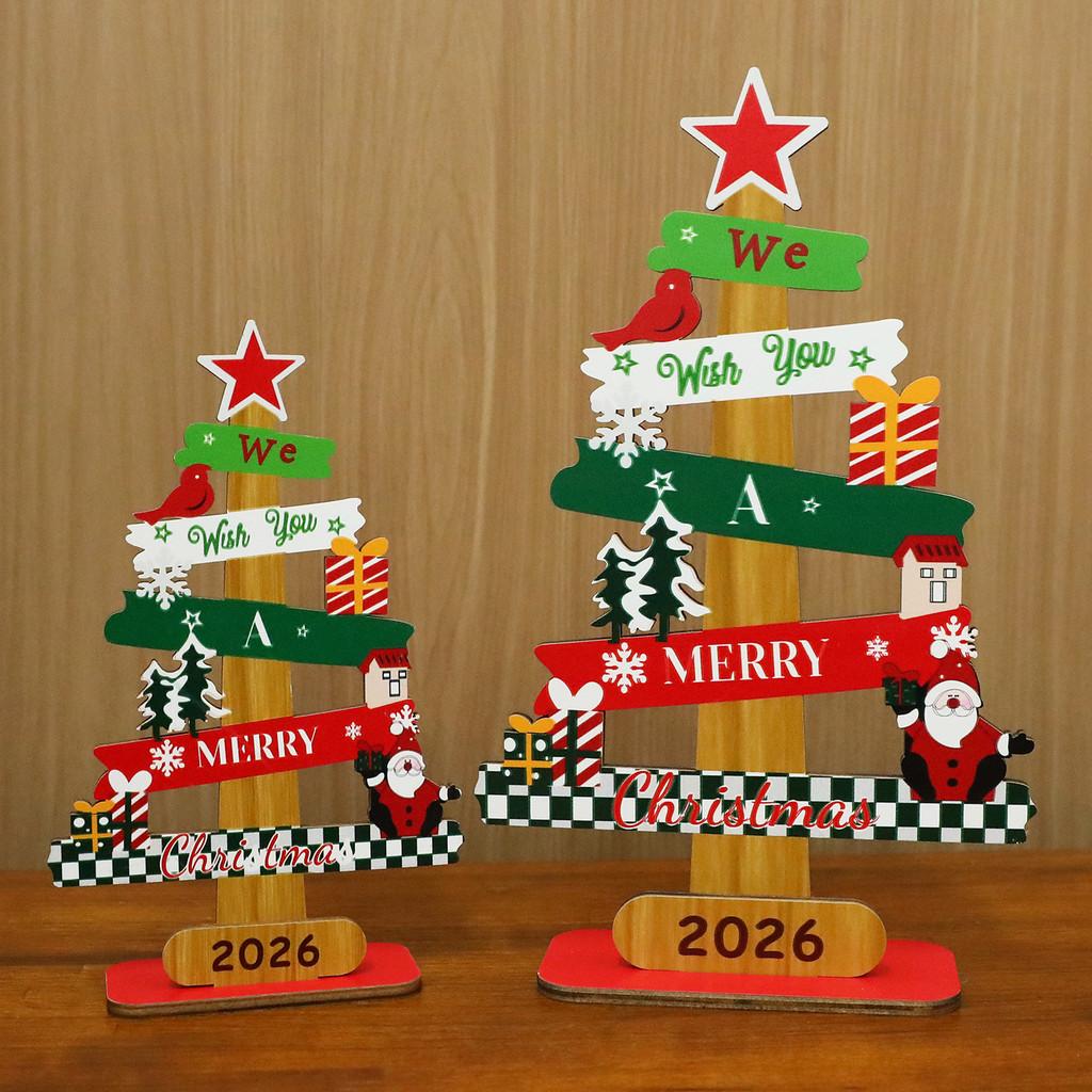 Christmas Tree Ornaments With Density Board Material For Holiday Home Decor