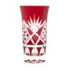[Authentic] Tajima Glass "Edo Kiriko" Beer Glass, Diameter approx. 5.5cm x Height 10cm, Capacity app