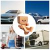 Shaking Wooden Man Figurine Handmade Shaking Doll Car Dashboard Decor Statue for Automotive Console Scooters Sedans Pickups