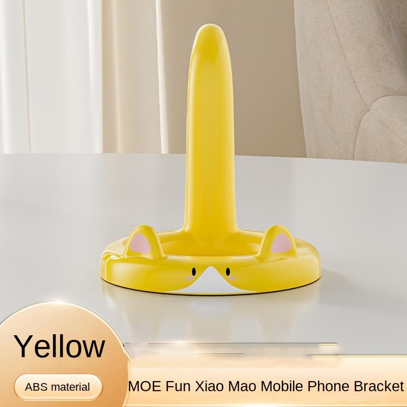 Cartoon Katze Handyhalter - Einstellbarer Winkel, Tragbarer Multifunktionaler Desktop-Ständer Katzendesign, Kompatibel mit den meisten Smartphones