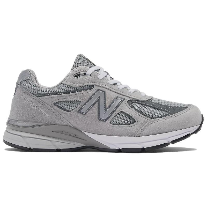 New Balance 990v4 MiUSA Grey Silver Sneakers U990GR4