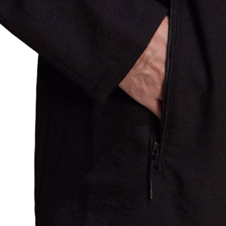 Y-3 SS22 Solid Color Oversized Hooded Jacket Men Jackets Black HG8602