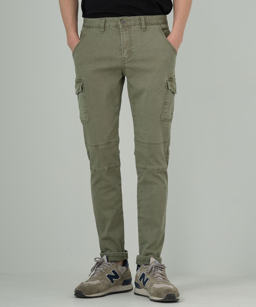 HALBKREIS LAYOUT Cp-003 Washed Cargo Pants_Khaki