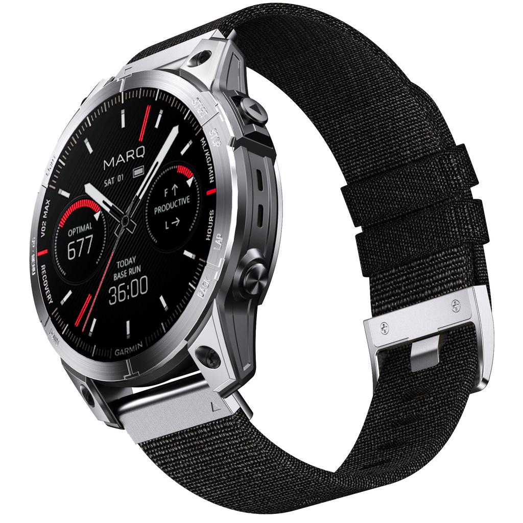 22 26MM Garmin Quick Fit Nylon Watchband Strap for Fenix 7/7Pro/7X/6X/6 Pro/5X/5 Plus6/Epix/Instinct Replaceable Bracelet