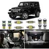 6 Piece CANBUS LED Interior Light Kit for Jeep Wrangler JK 4-Door 2007 2008 2009 2010 2011 2012 2013 2014 2015 2016 2017 2018 Super Bright 6000K