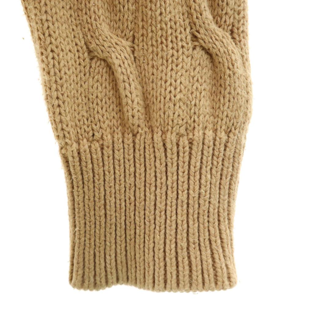 POLO JEANS COMPANY Long sleeve cable knit cardigan L beige Impact 21 Women Used