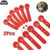 2Pcs Ball Valve Handle Replacement Iron Long Handle Leak Proof Ergonomic Universal Fit For Gas Pool Faucet Water Garden Outdoor