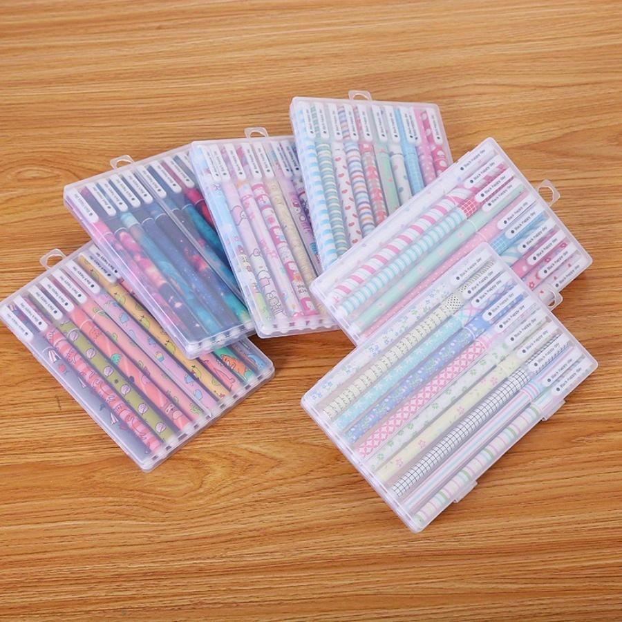 10 PCS Creative Colored Pens Cute Panda Animal Patterns 0.38mm Student Stationery Marker Pen Set for Coloring Books Drawing, Journaling, Back School