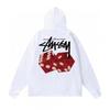 Mens Oversized Hooded Sweatshirt With Bold Letter Print Cotton Blend Loose Fit Daily Wear