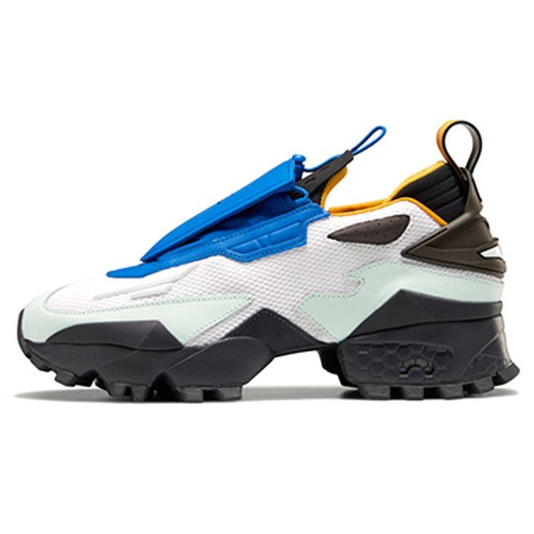 

Кроссовки унисекс Reebok Pyer Moss x Experiment 4 Trail Fury Fresco White Buff-Blue Gold FX4452