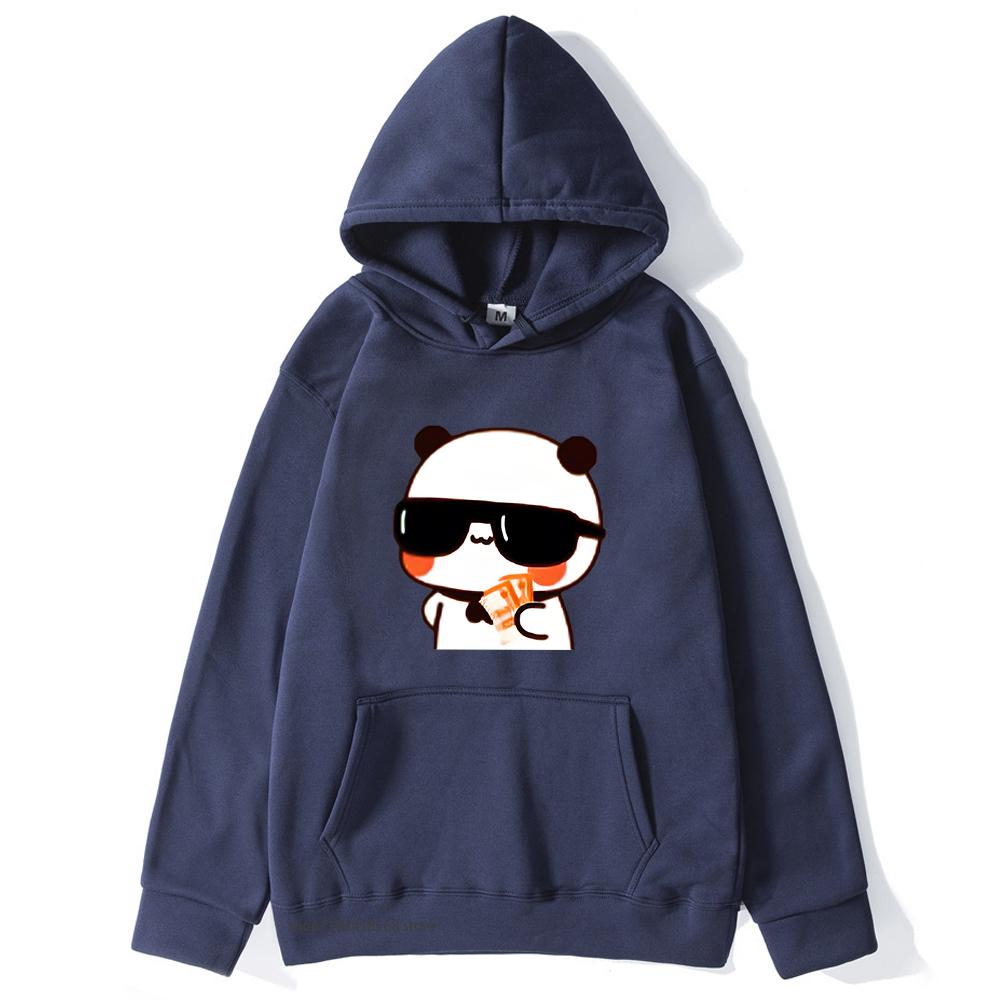 Mikina pro pár Bubu a Dudu - PANDA BEAR Love 2023 Rich Lovers Grafické mikiny Pánské Woemn Panda Bear Clothes Kawaii Pullover