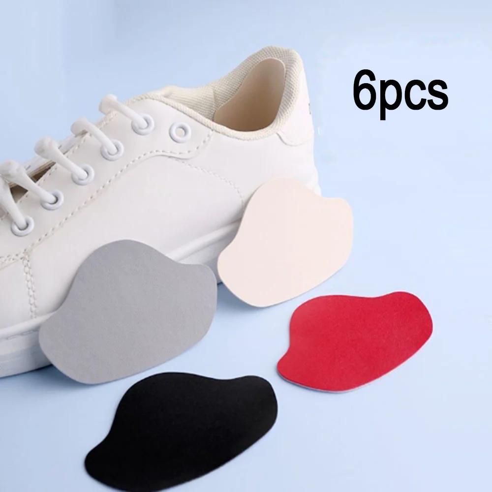 6Pcs Insoles Heel Repair Subsidy Sticky Shoes Hole Cobbler Sticker Back Sneaker Lined with Anti-Wear After Heels Stick Foot Care