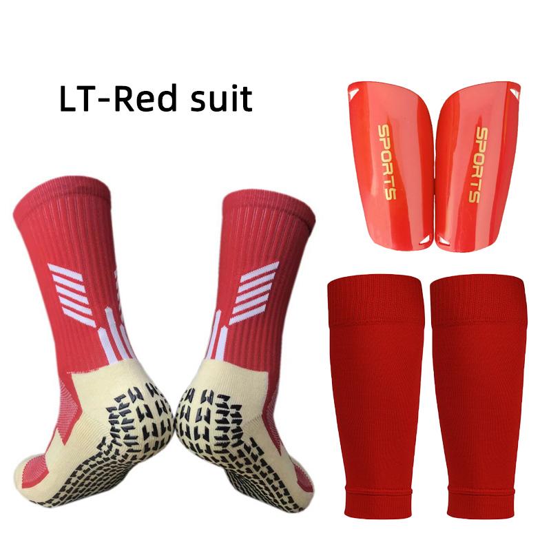 Elasticity Shin Guard Sleeves For Soccer Compression Adults Kids Anti Slip Sport Socks With Leg Shinguards Football Equipment 1