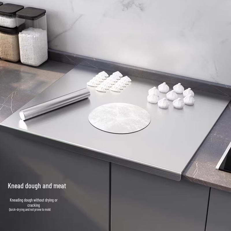 

Stainless Steel Double-Sided Multi-Use Kitchen Board 40x60 cm