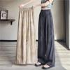 Women's 2026 Ice Silk Tie-Dye Wide-Leg Pants - Cool Summer Tencel Trousers
