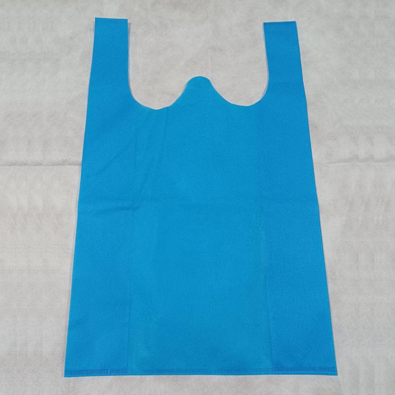 20pcs StoBag Non Woven Carrier T Shirt Bags Durable Reusable Bags for Party Food Takeout Gift Packing