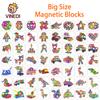 Big Size Magnetic Designer Construction Set Model & Building Toy Plastic Magnetic Blocks Educational Toys For Kids Gifts