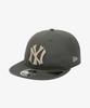 Mlb Cooperstown New York Yankees Big Logo Retro Crown Strapback Dusty Charcoal
