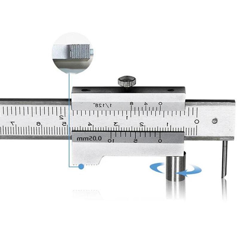 0-200mm Marking Vernier Caliper Scriber Gauging Ruler Measuring Instrument Tool