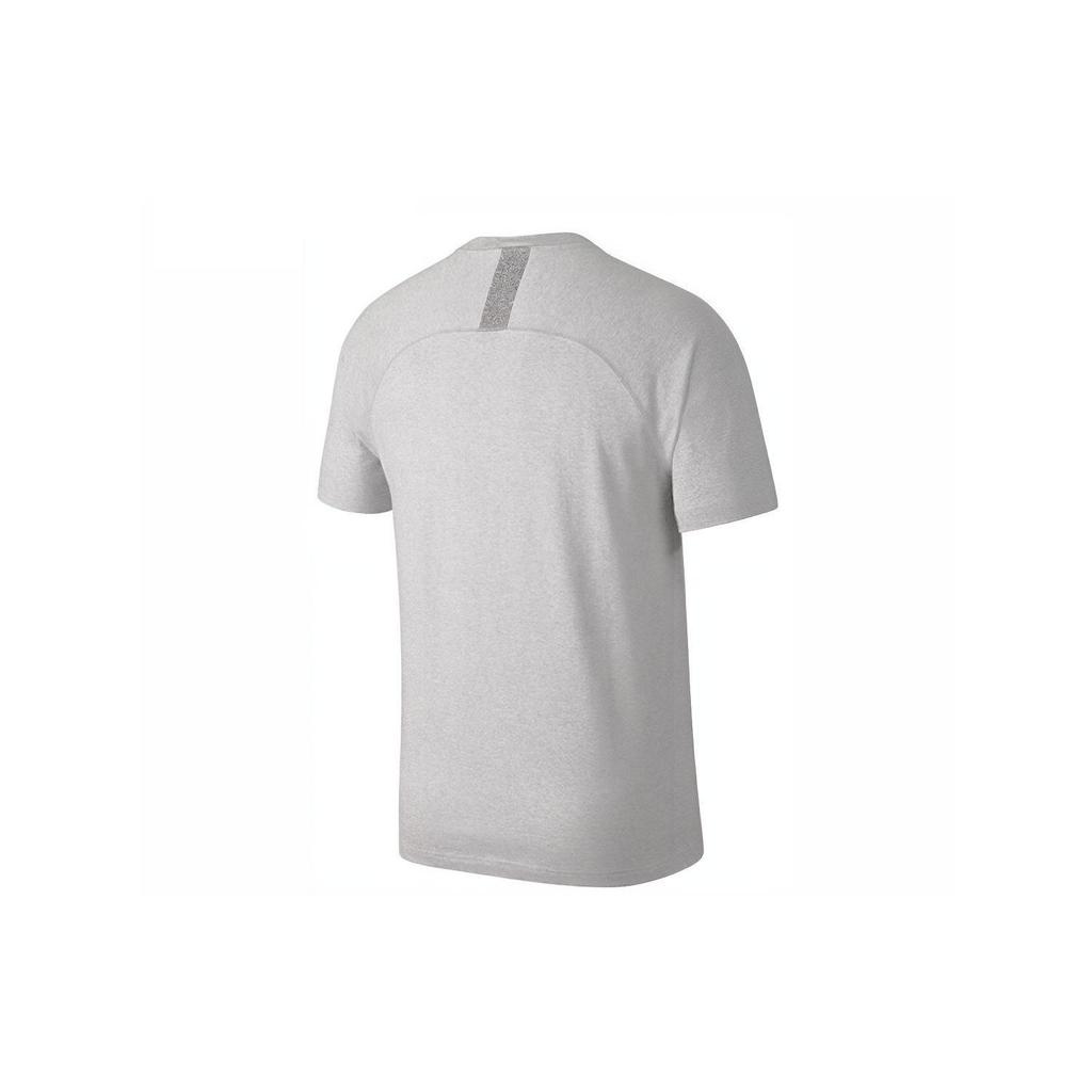 Nike T Shirts Men's Gray Crew Neck Moderate Straight Fit CK2979-902