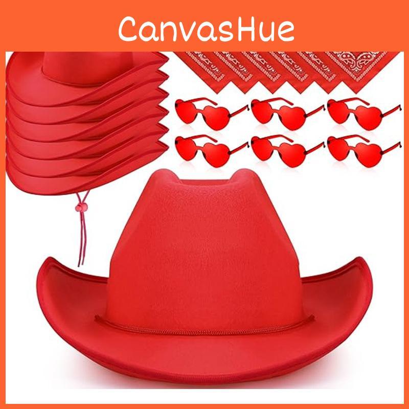 Filz-Cowboyhut mit Malfläche für Festivals und als Geschenk für Freunde