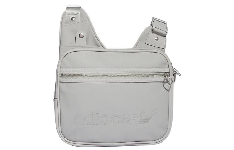 Adidas Originals Trefoil Polyurethane Sling Bag, Crossbody Bag Regular Unisex Gray HD9693